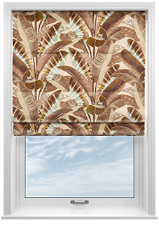 Rodeo Drive, Fawn - Roman Blind